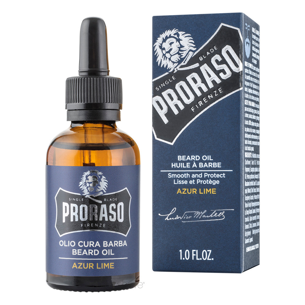 10: Proraso Skægolie, Azur Lime, 30 ml.